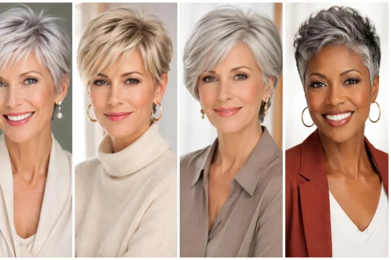 Short Hair Styles for Women Over 60