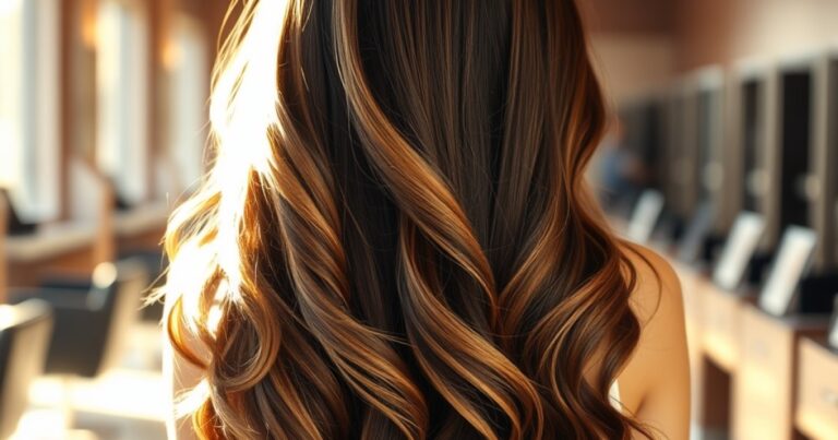 27 Honey Golden Blonde and Caramel Balayage on Dark Brown: Warm Blend Ideas