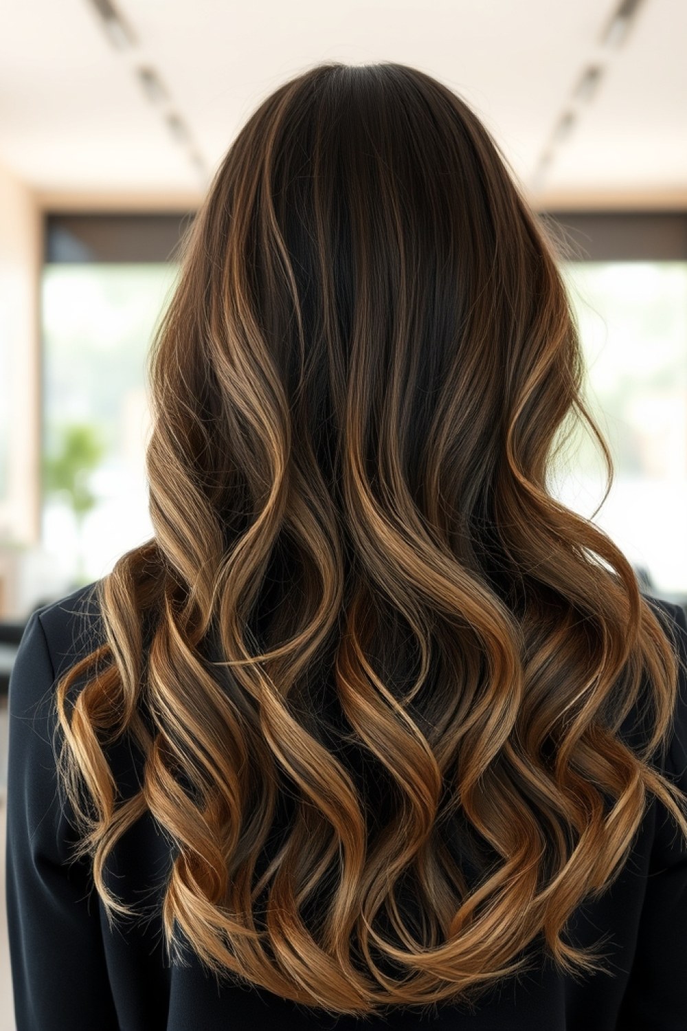 23 Dark Brown Hair With Ash Blonde Balayage: Cool-Toned Color Ideas