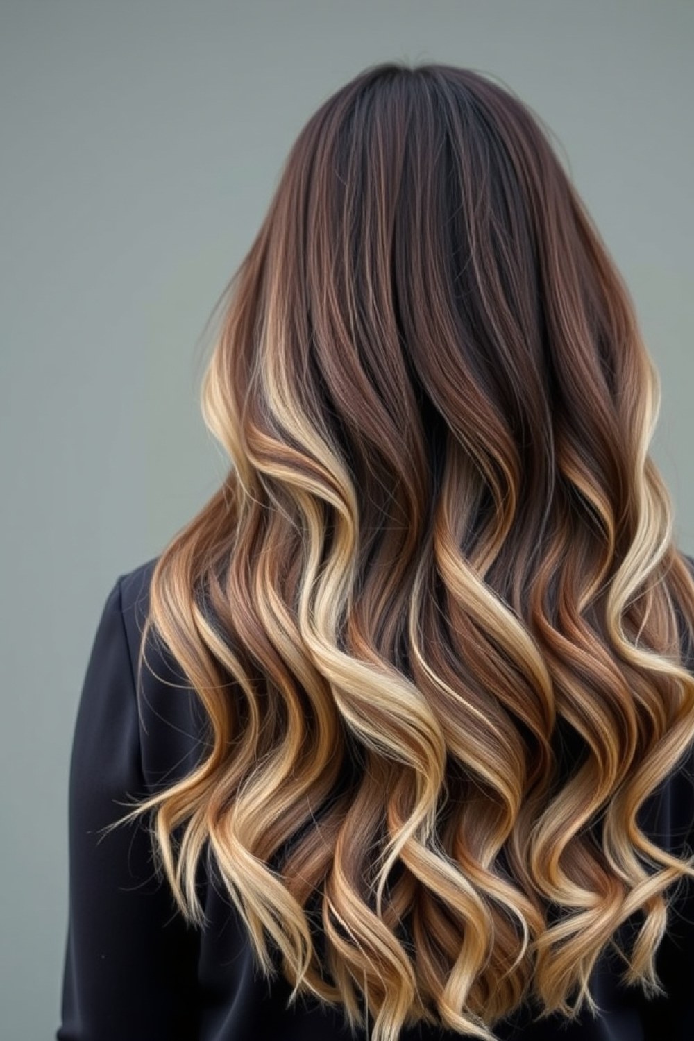 23 Dark Brown Hair With Ash Blonde Balayage: Cool-Toned Color Ideas