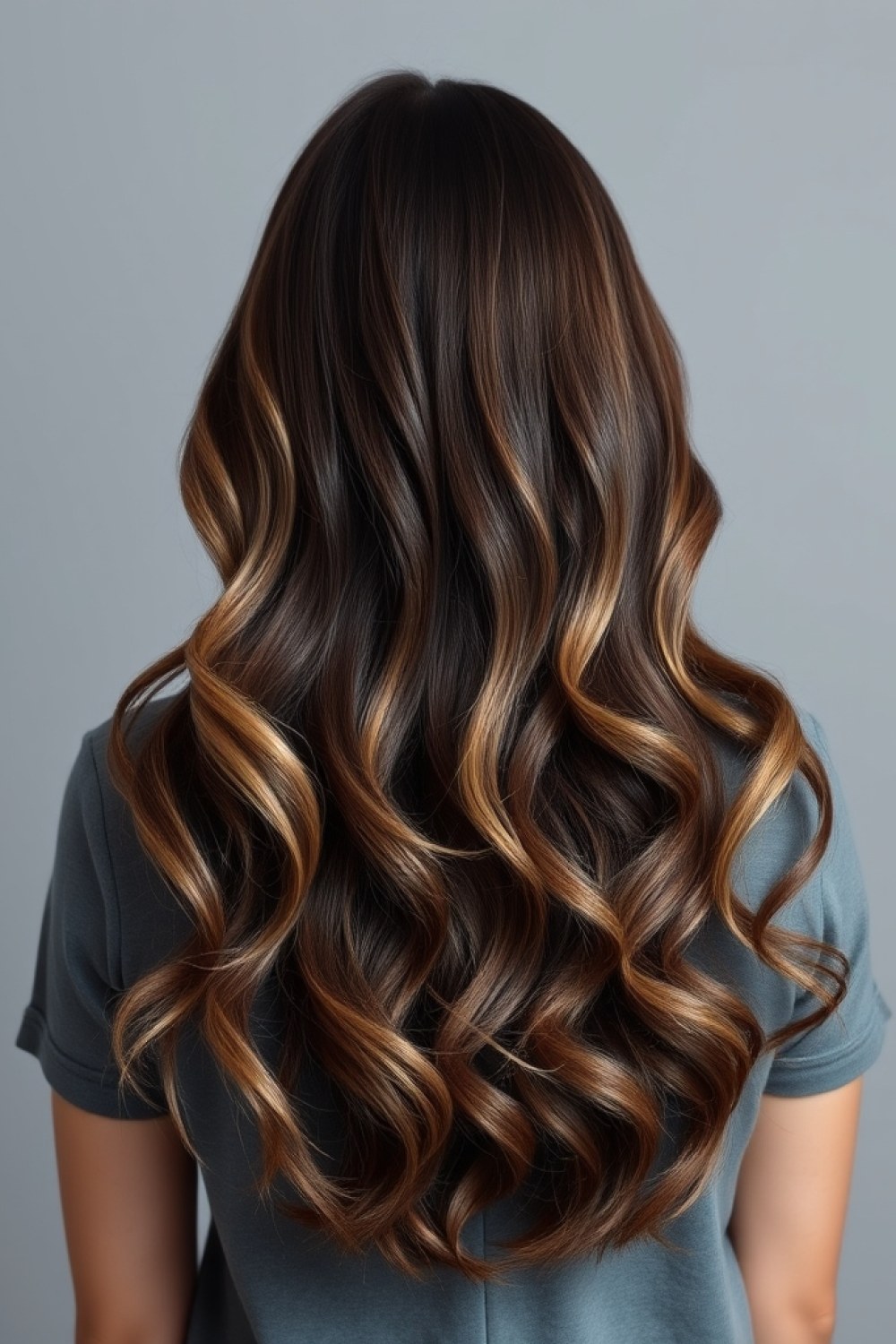 23 Dark Brown Hair With Ash Blonde Balayage: Cool-Toned Color Ideas