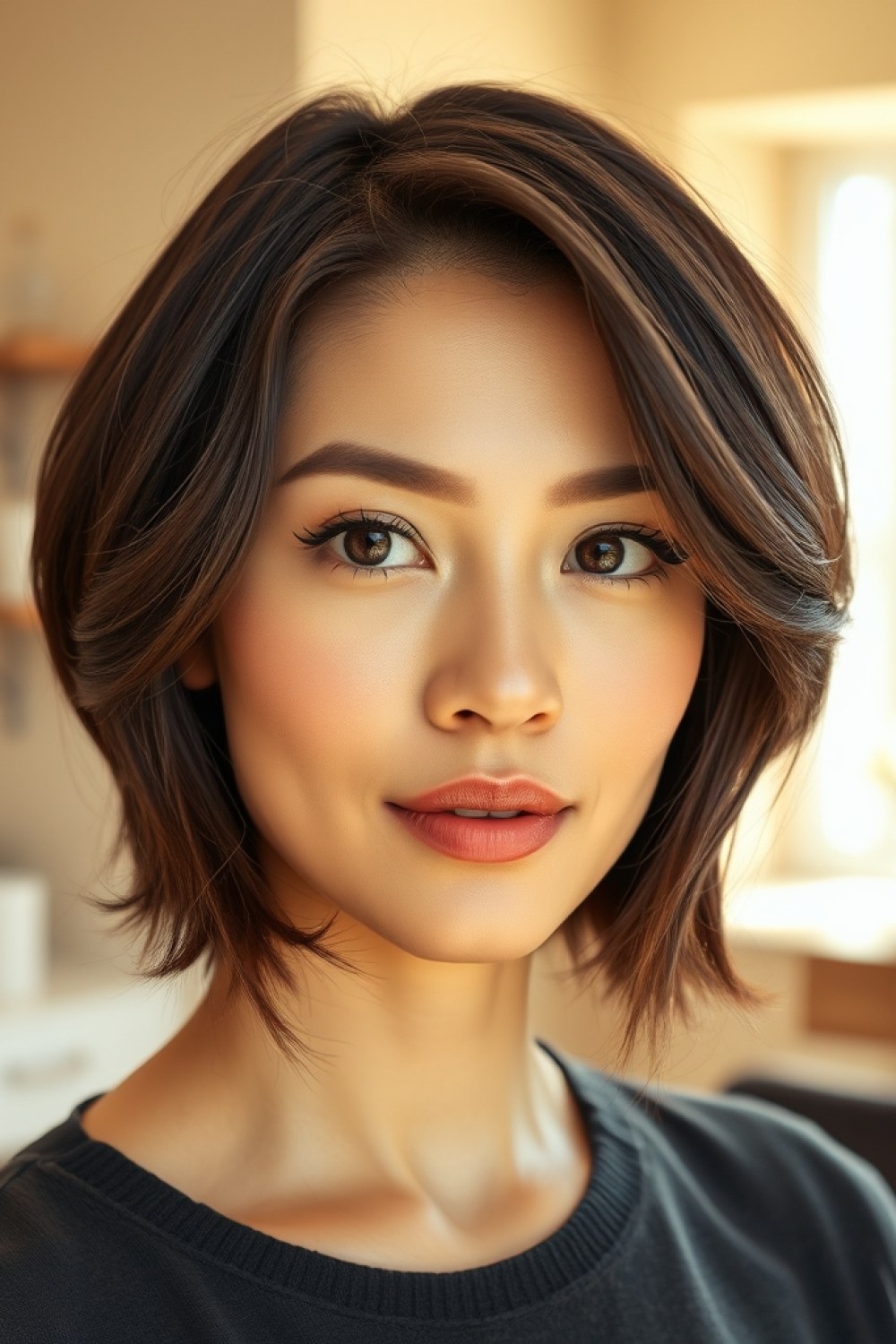 17 Short Bob Hairstyles for Dark Thin Fine Hair That Add Instant Volume