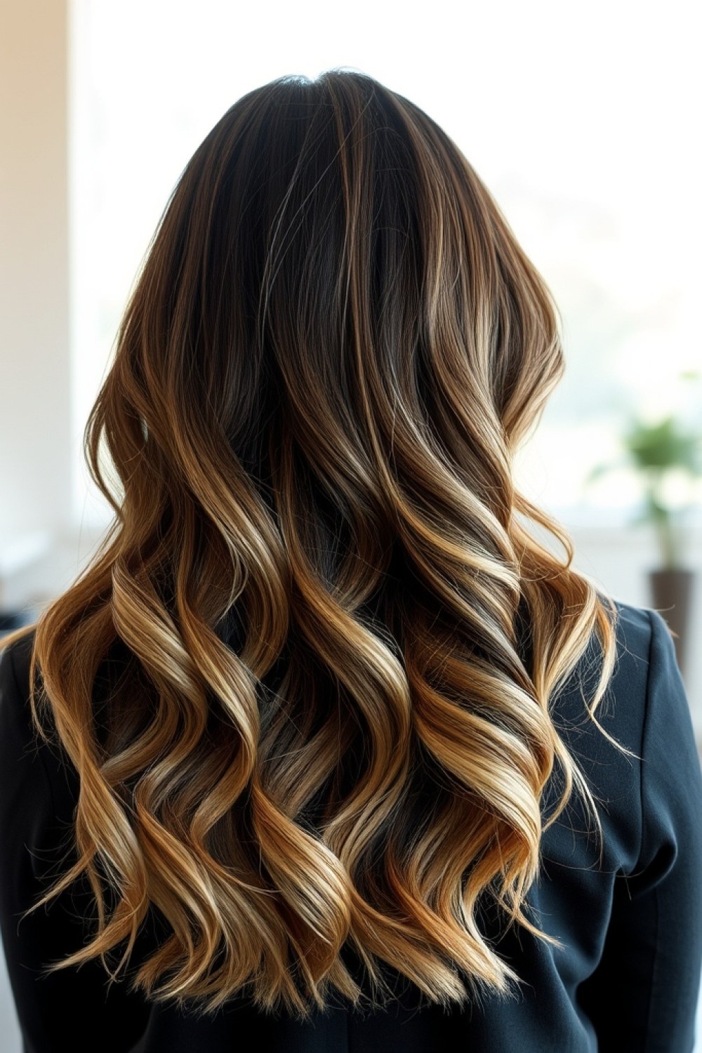 23 Dark Brown Hair With Ash Blonde Balayage: Cool-Toned Color Ideas