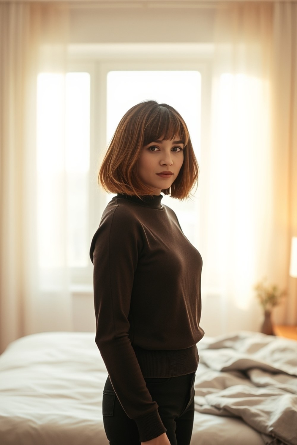 18 Short Bob Hairstyles for Thin Fine Hair With a Round Face: Easy Volume