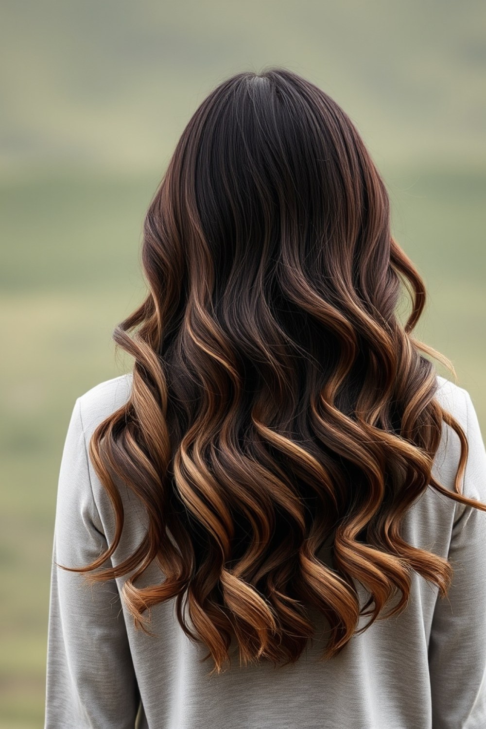 23 Dark Brown Hair With Ash Blonde Balayage: Cool-Toned Color Ideas