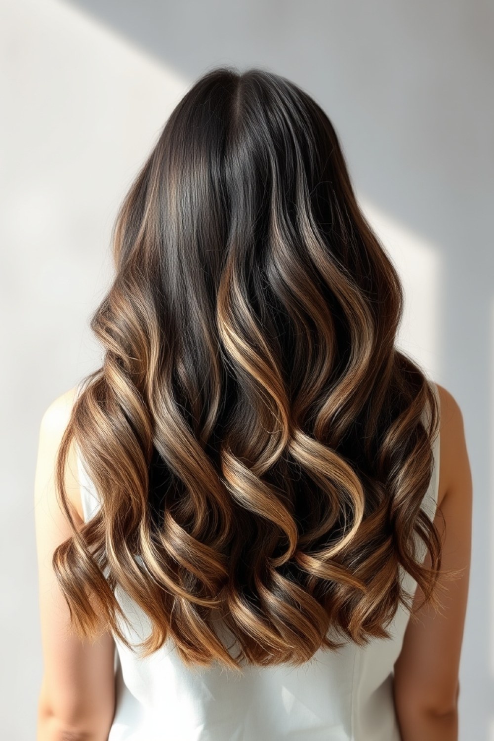 23 Dark Brown Hair With Ash Blonde Balayage: Cool-Toned Color Ideas