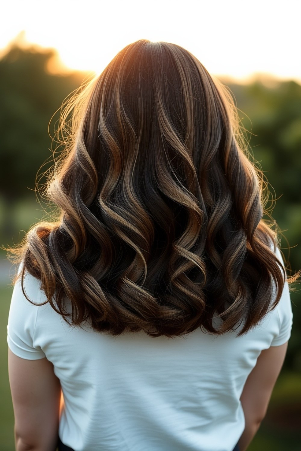23 Dark Brown Hair With Ash Blonde Balayage: Cool-Toned Color Ideas