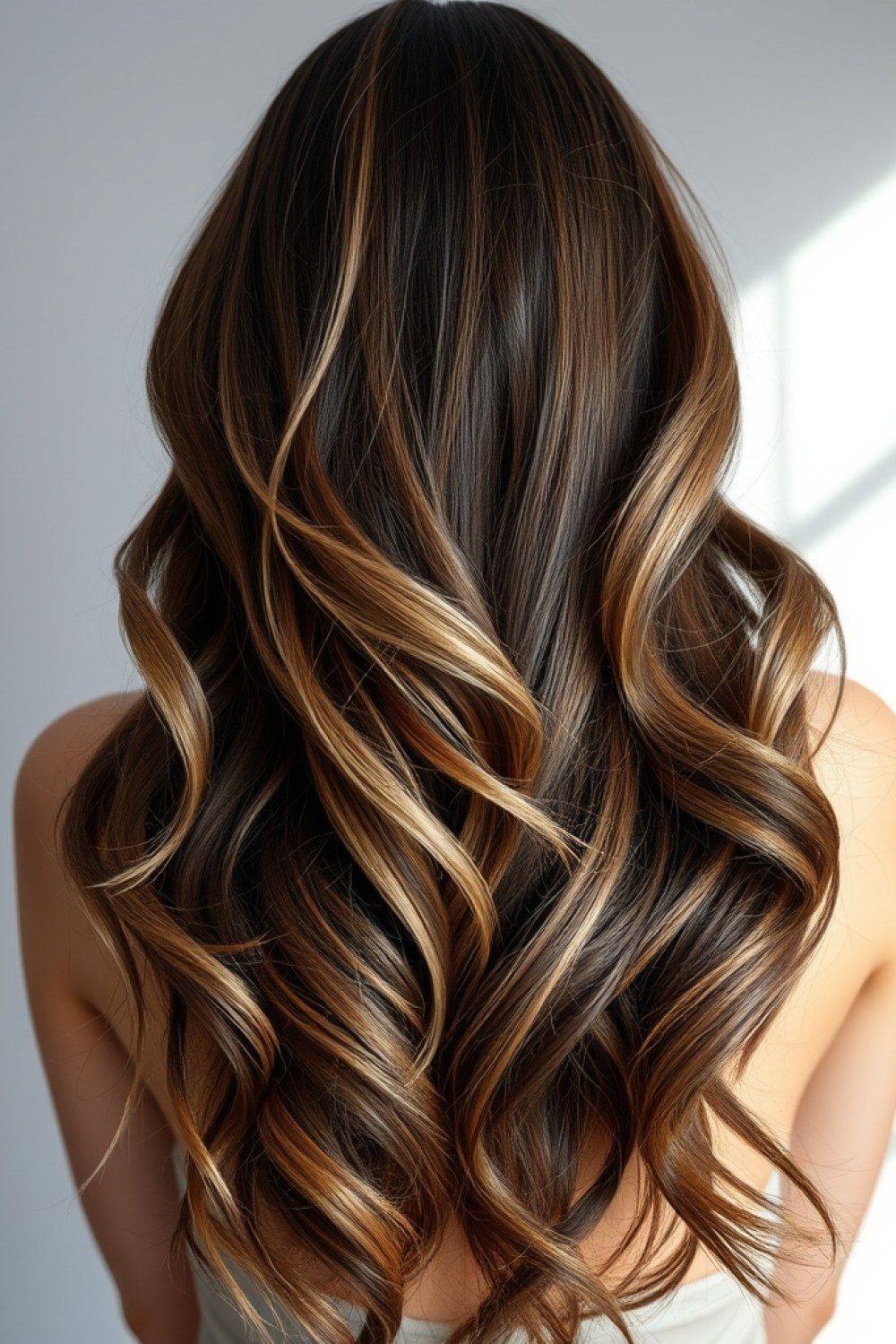 23 Dark Brown Hair With Ash Blonde Balayage: Cool-Toned Color Ideas