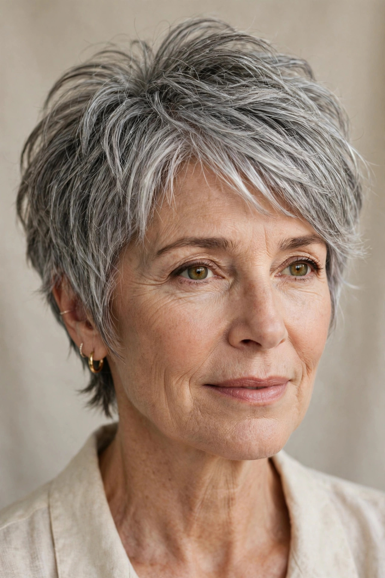 Bixie pixie-bob hybrid in silver gray